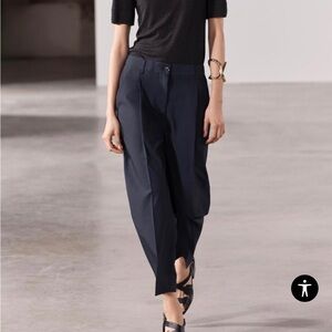 Zara PLEATED PANTS ZW COLLECTION